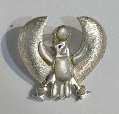 Winged Horus Pendant | 925 Sterling Silver | Symbol of Protection, Power & Divine Vision