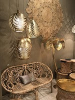 Lights Hanging From Ceiling | Aspire Verde Gold - Moroccan Lamps