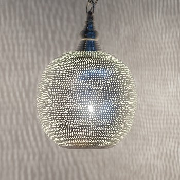 Moroccan Light | Aspire Ball Silver - Moroccan Lamps