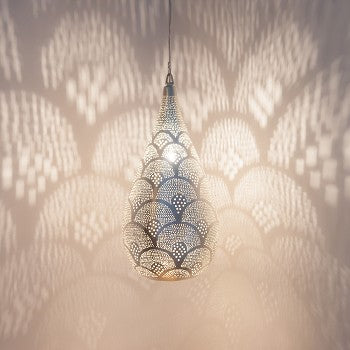 Turkish Lanterns | Marmara Delight Silver - Moroccan Lamps