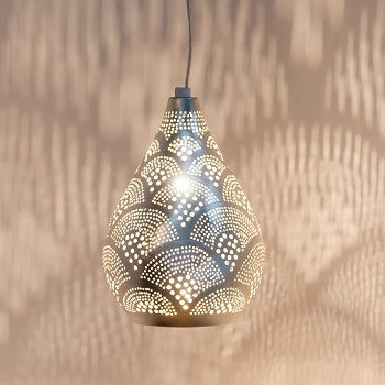Turkish Lanterns | Marmara Delight Silver - Moroccan Lamps