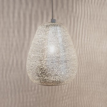 Moroccan Lighting Fixtures | Stentorian Silver - Moroccan Lamps