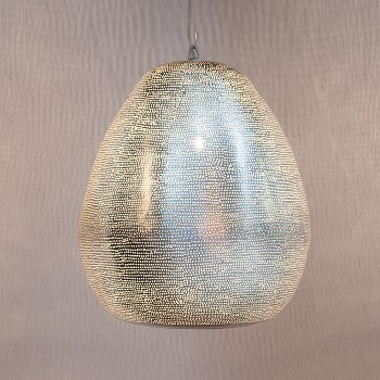 Moroccan Lighting Fixtures | Stentorian Silver - Moroccan Lamps